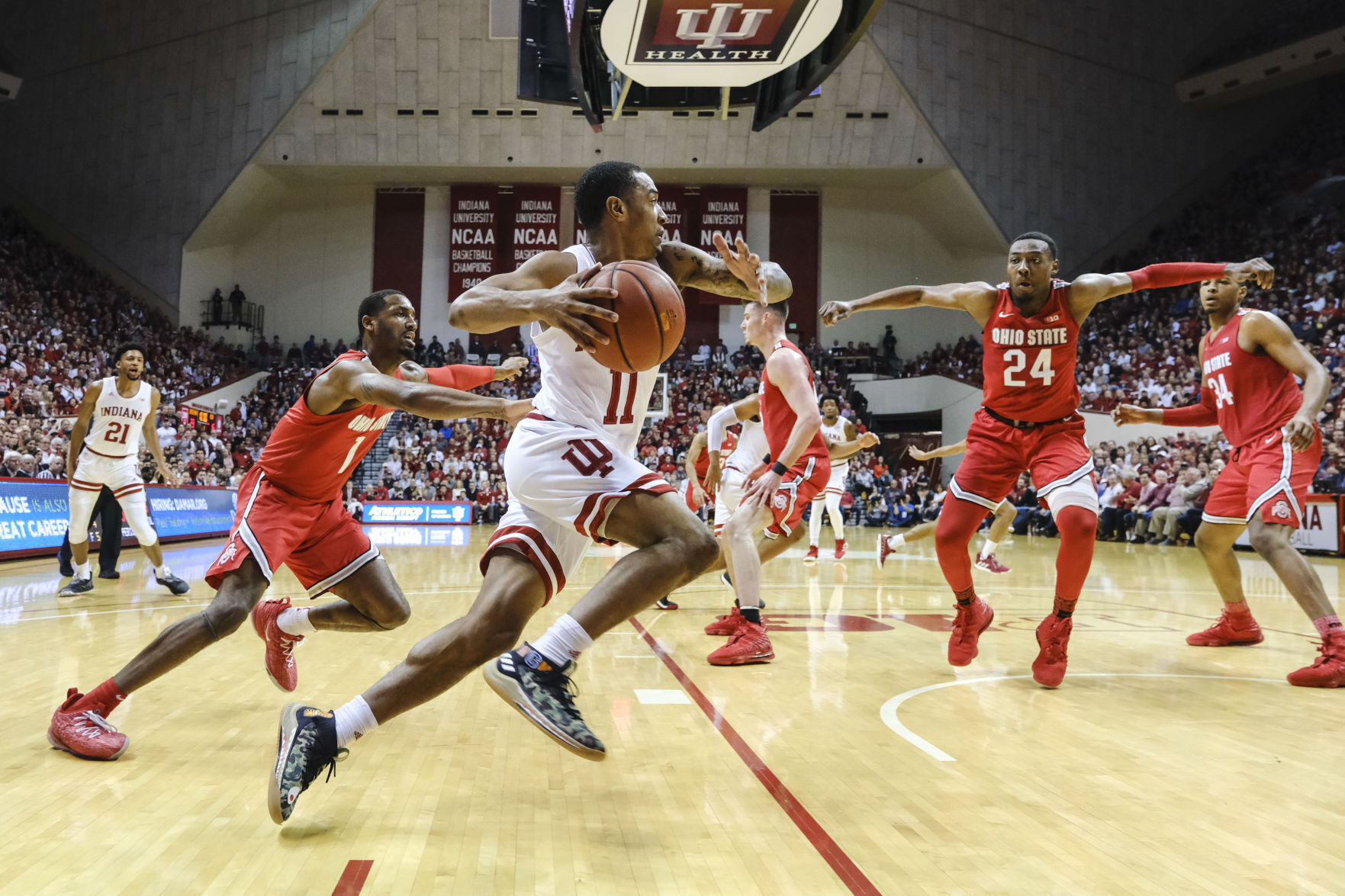 APTOPIX Ohio St Indiana Basketball
